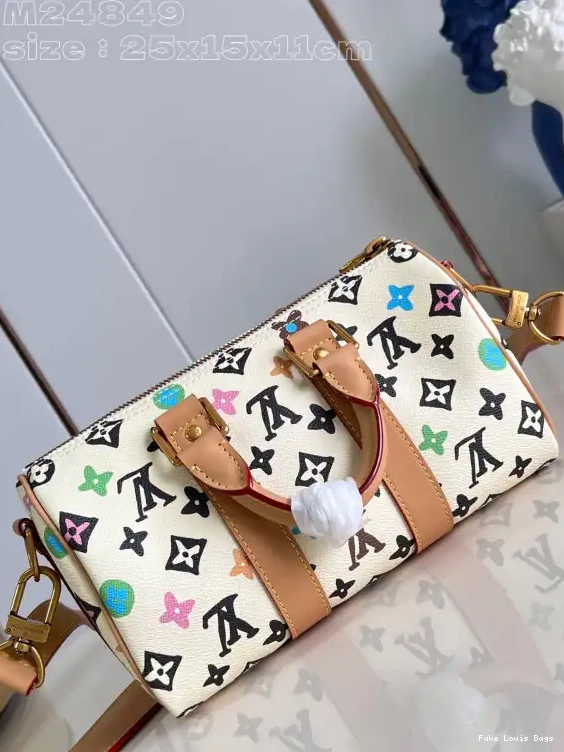 Repzbay LOUIS KEEPALL 25 VUITTON BANDOULIÈRE 0517
